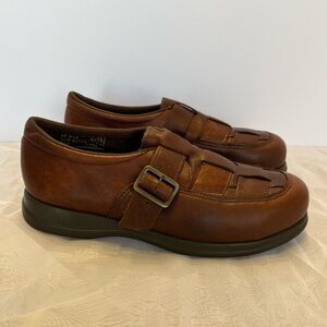 Red Wings For Women Slip On Woven Leather Upper Steel Toe Safety Shoe 7.5 Brown